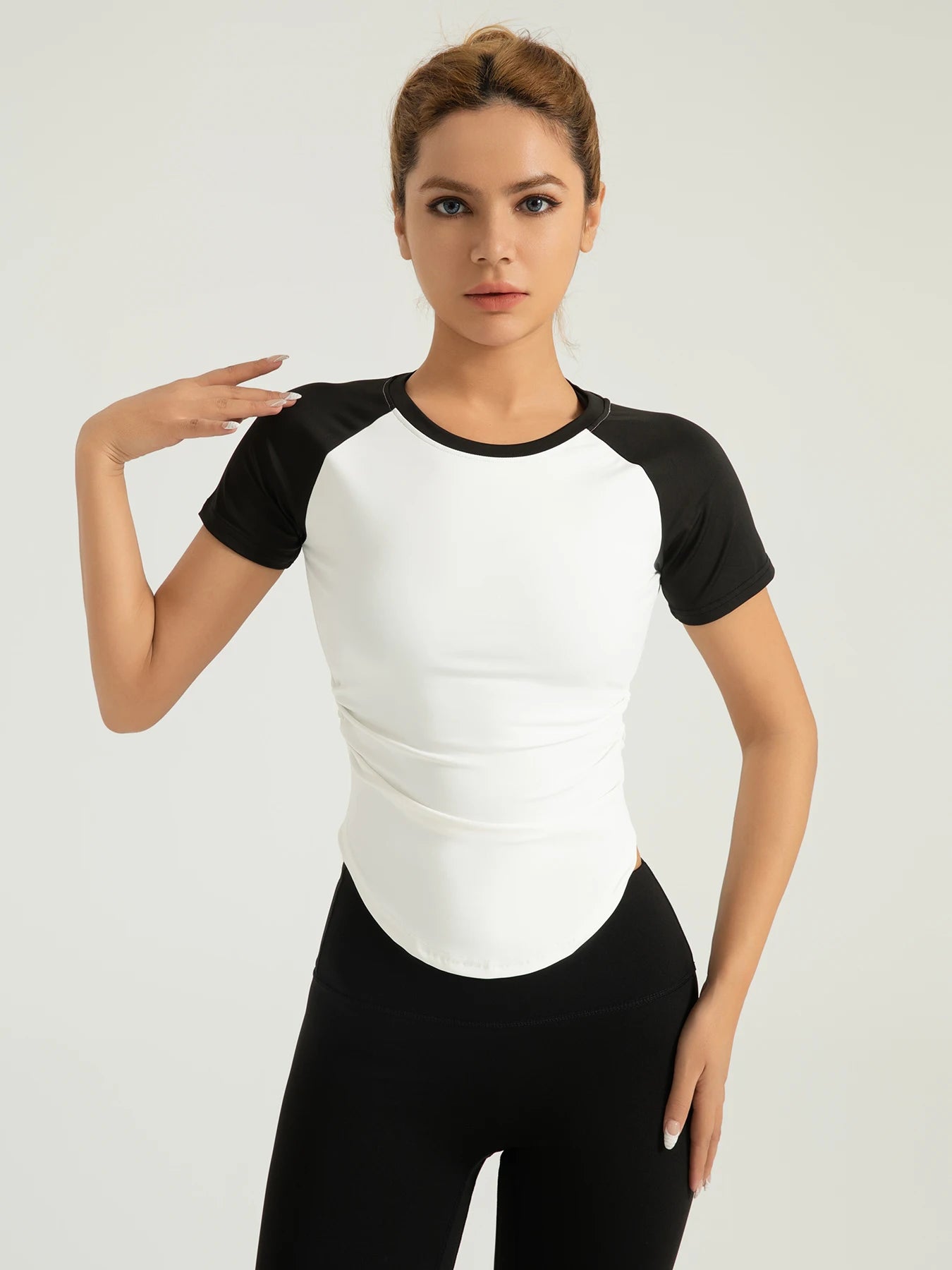 Women's Compression Fit Quick-Dry Yoga Running Tee | Athletic Short Sleeve T-Shirt | Sportswear Workout Top | Breathable Gym Shi